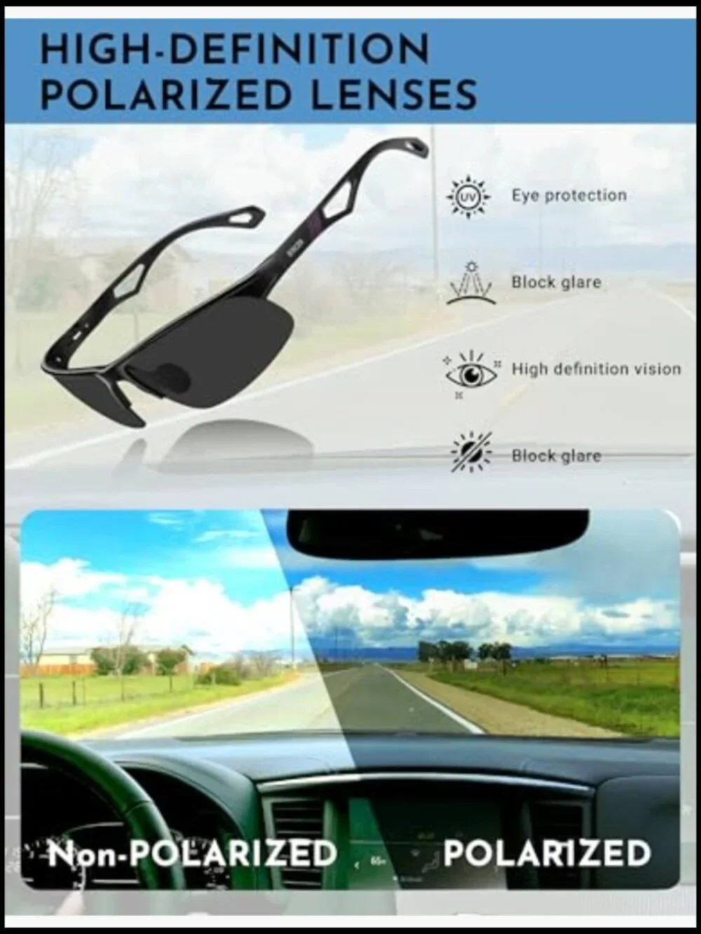 N/A polarized sunglasses